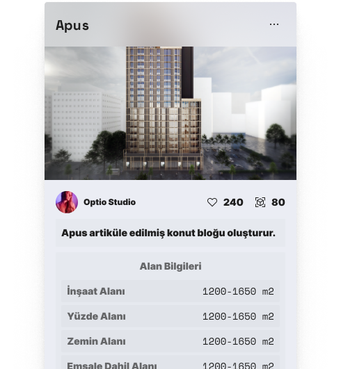 Apus residential design system card