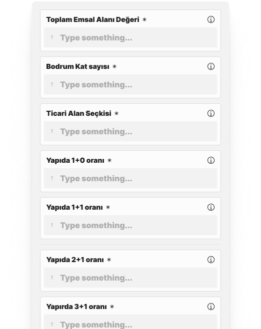 Program input form